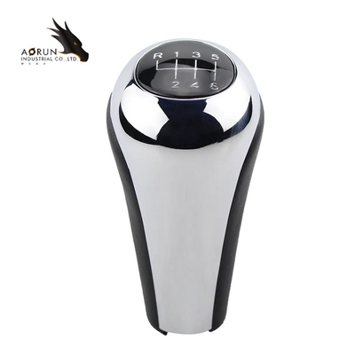 Roda Gear Olahraga yang Disesuaikan Sangat Cocok Elektroplating 5/6 Gear Shift Knob Penutup Pergeseran Kartun Otomatis