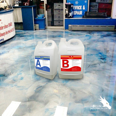 Satin Matte Epoxy Lantai Resin 150 RAL Warna Cat Lantai Epoxy Resin