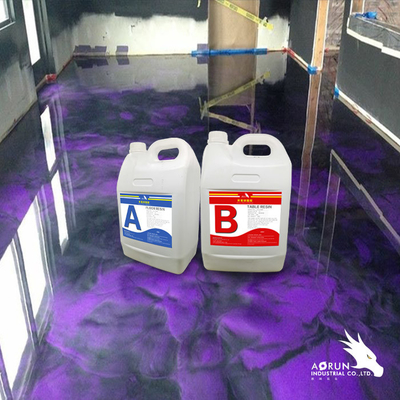 Lapisan Cair Epoxy Lantai Resin Non Slip Lantai Kantor Pabrik Ubin Pelarut Gratis